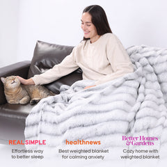 Fuzzy Calming Heated Weighted Blanket