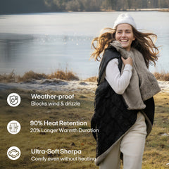 2-in-1 Cordless Wearable Heated Blanket (Waist Belt Edition)