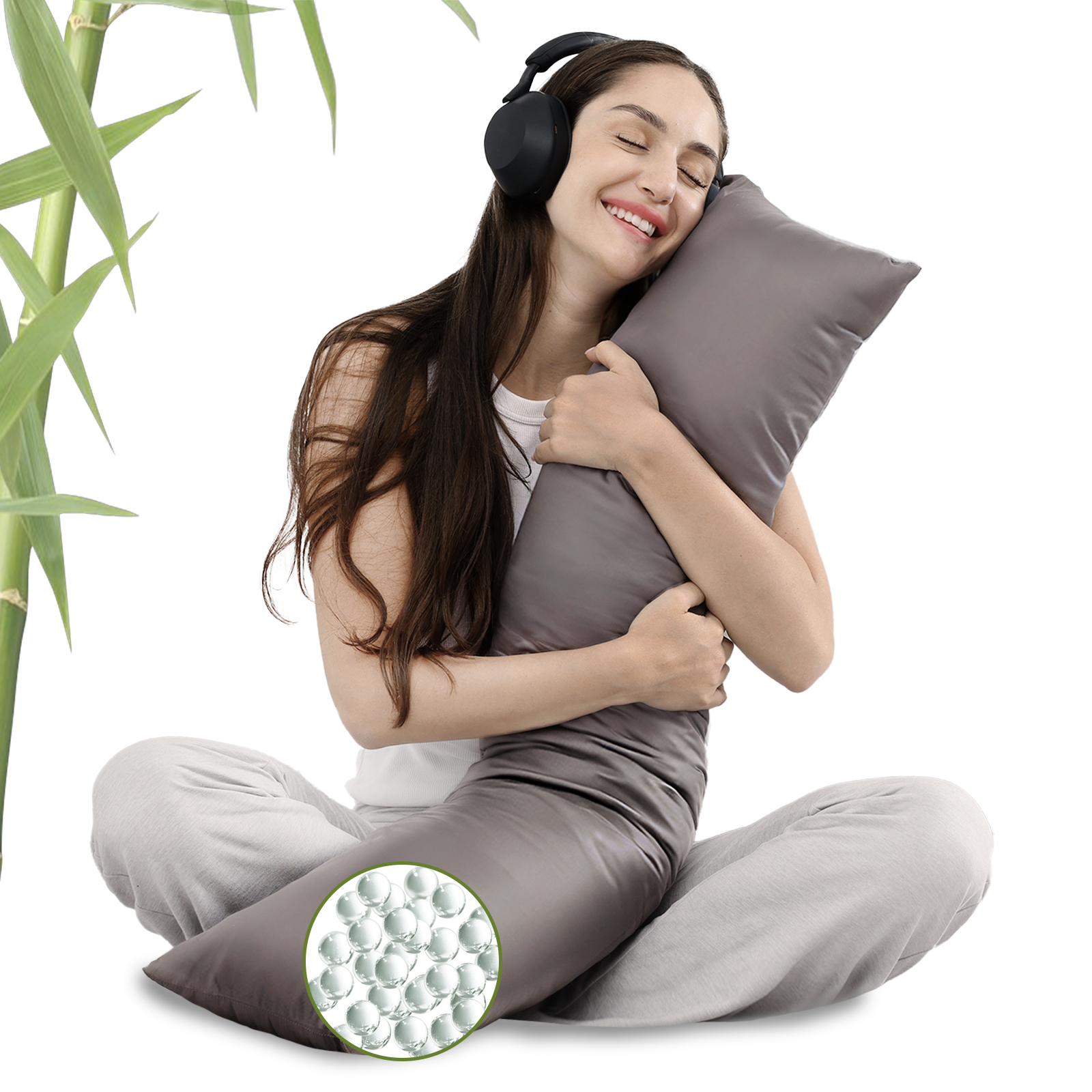 Bamboo Calm Weighted Body Pillow