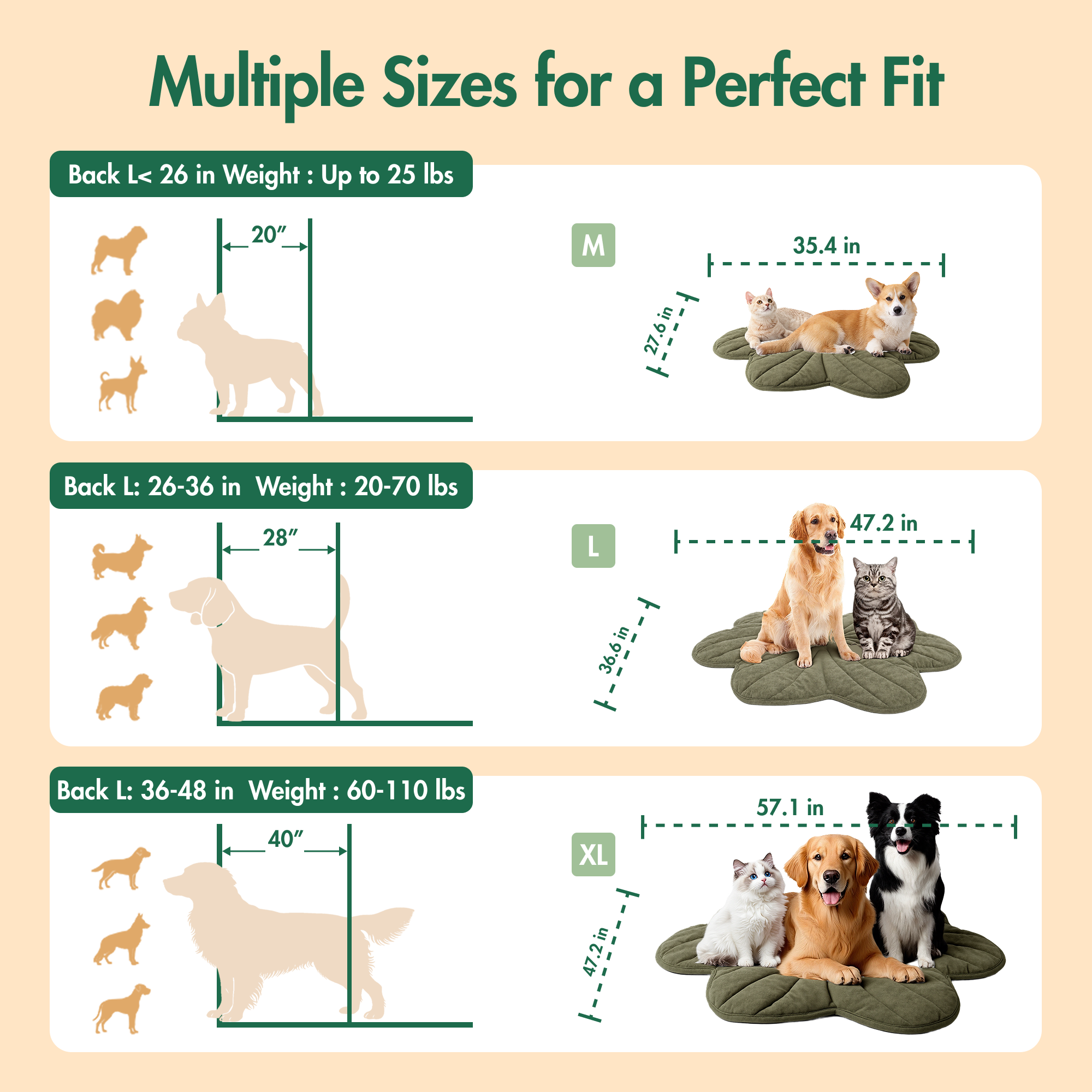 Maple Leaf-Shaped Pet Heating Mat