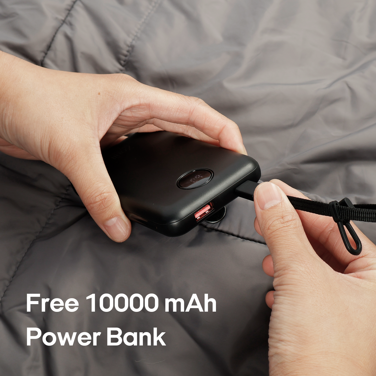 2-in-1 Cordless Wearable Heated Blanket