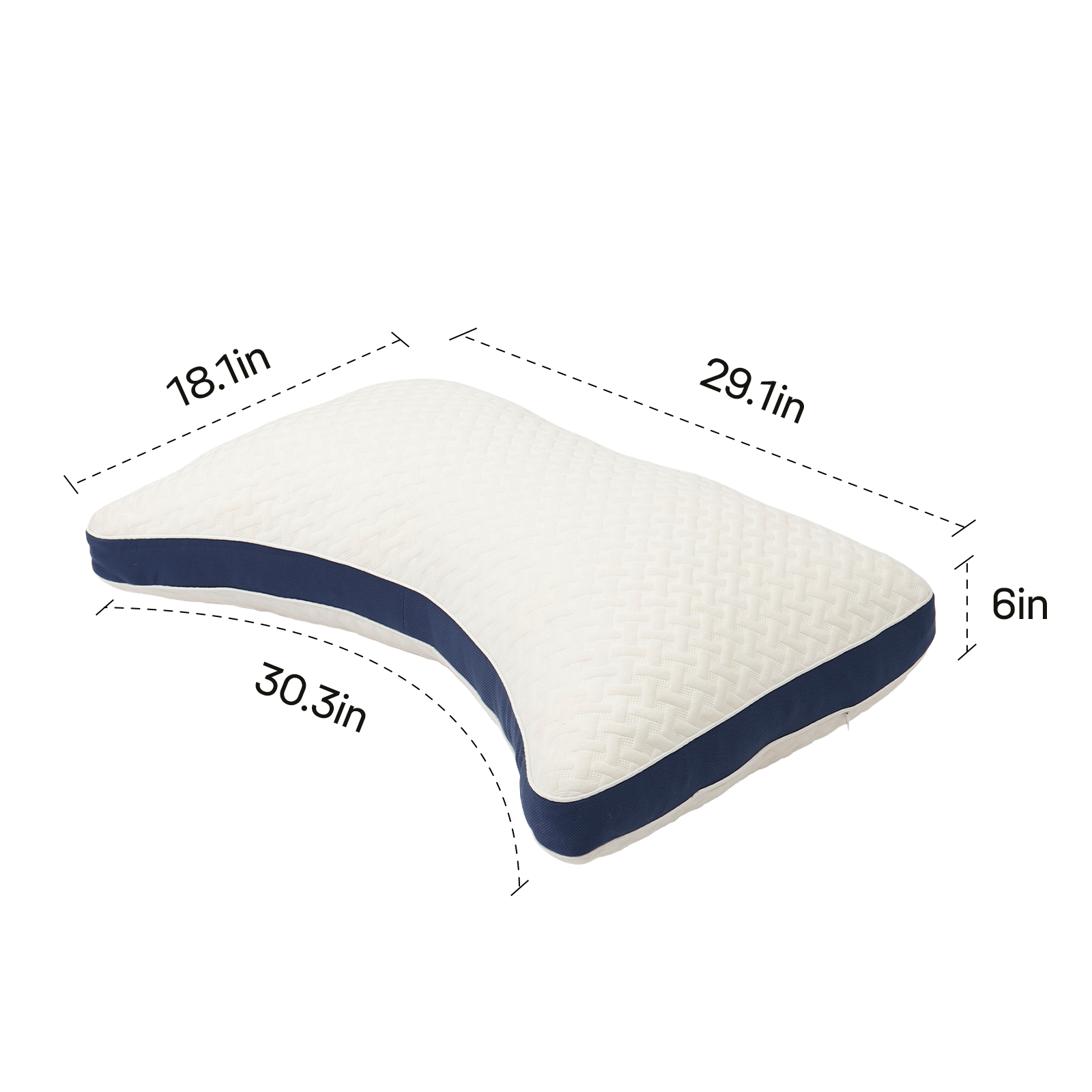 LunarShape Side Sleeper Pillow