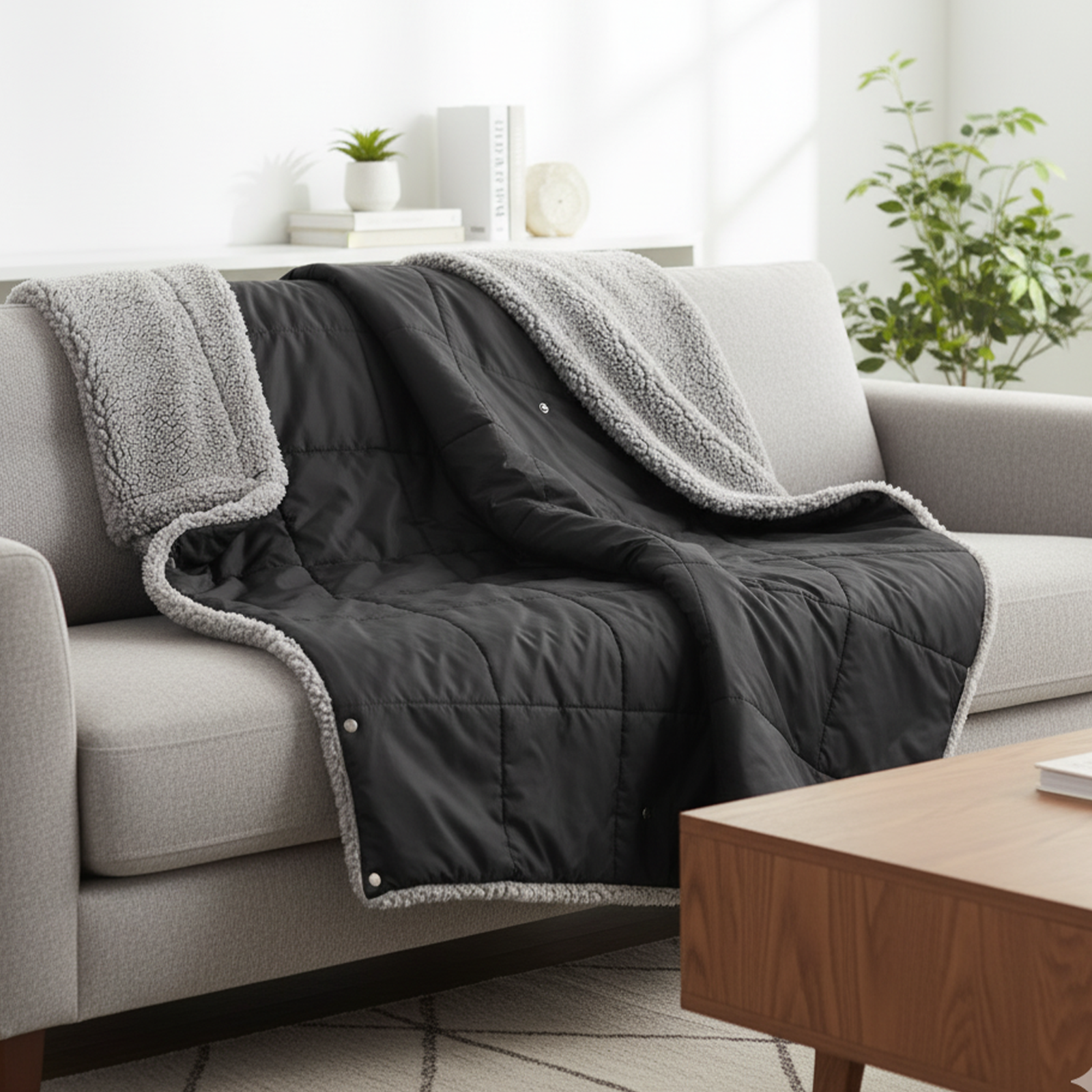 2-in-1 Cordless Wearable Heated Blanket