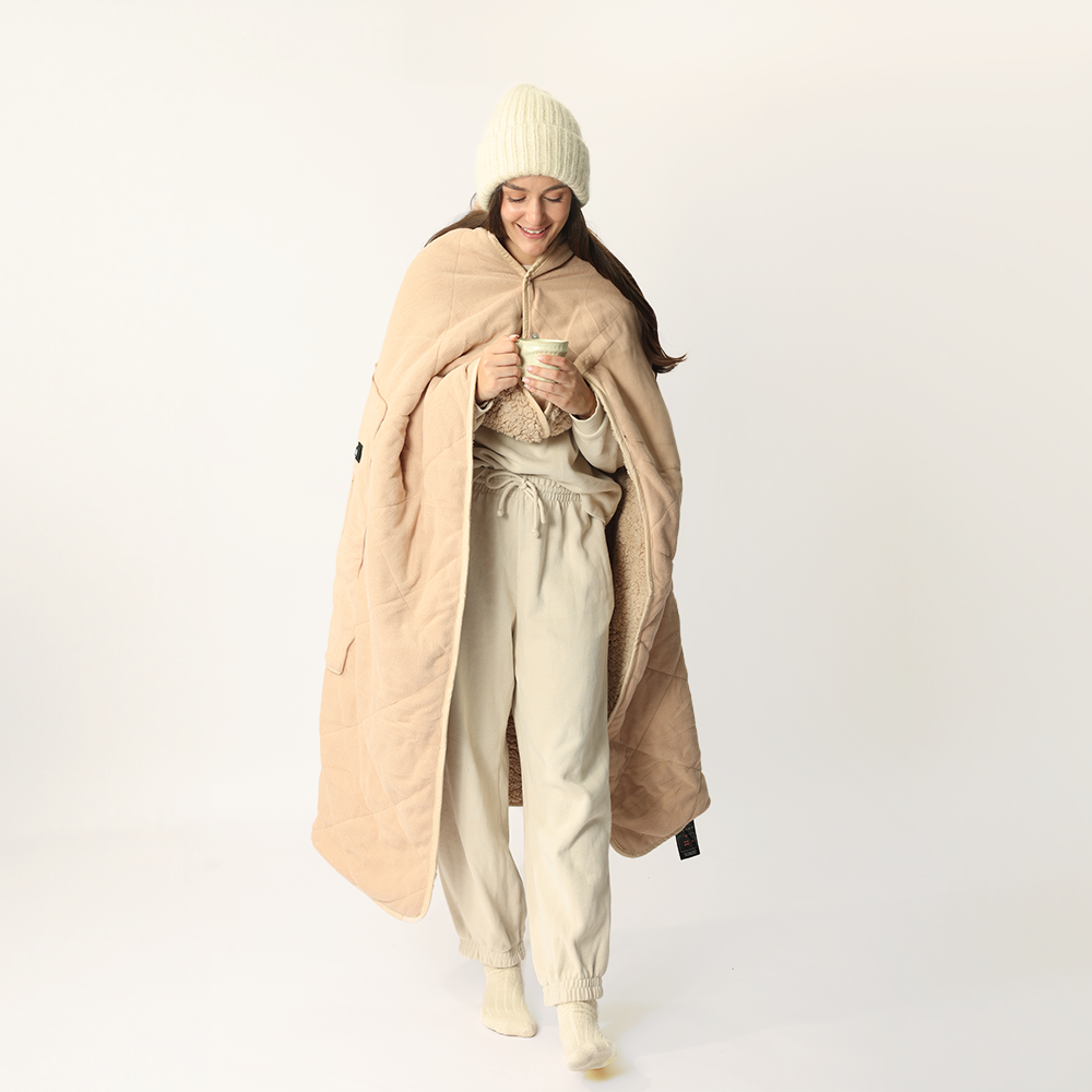 3-in-1 Battery Powered Heated Blanket