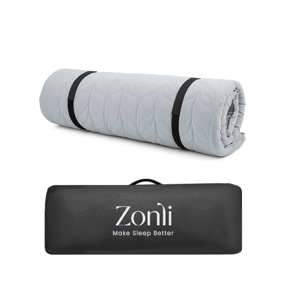 Thick 100% Soft Cotton Floor Mattress - Removable Cover