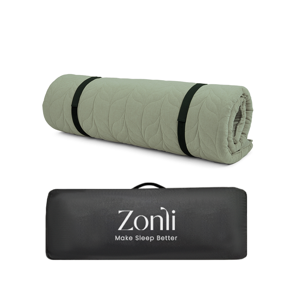 Thick 100% Soft Cotton Floor Mattress - Removable Cover