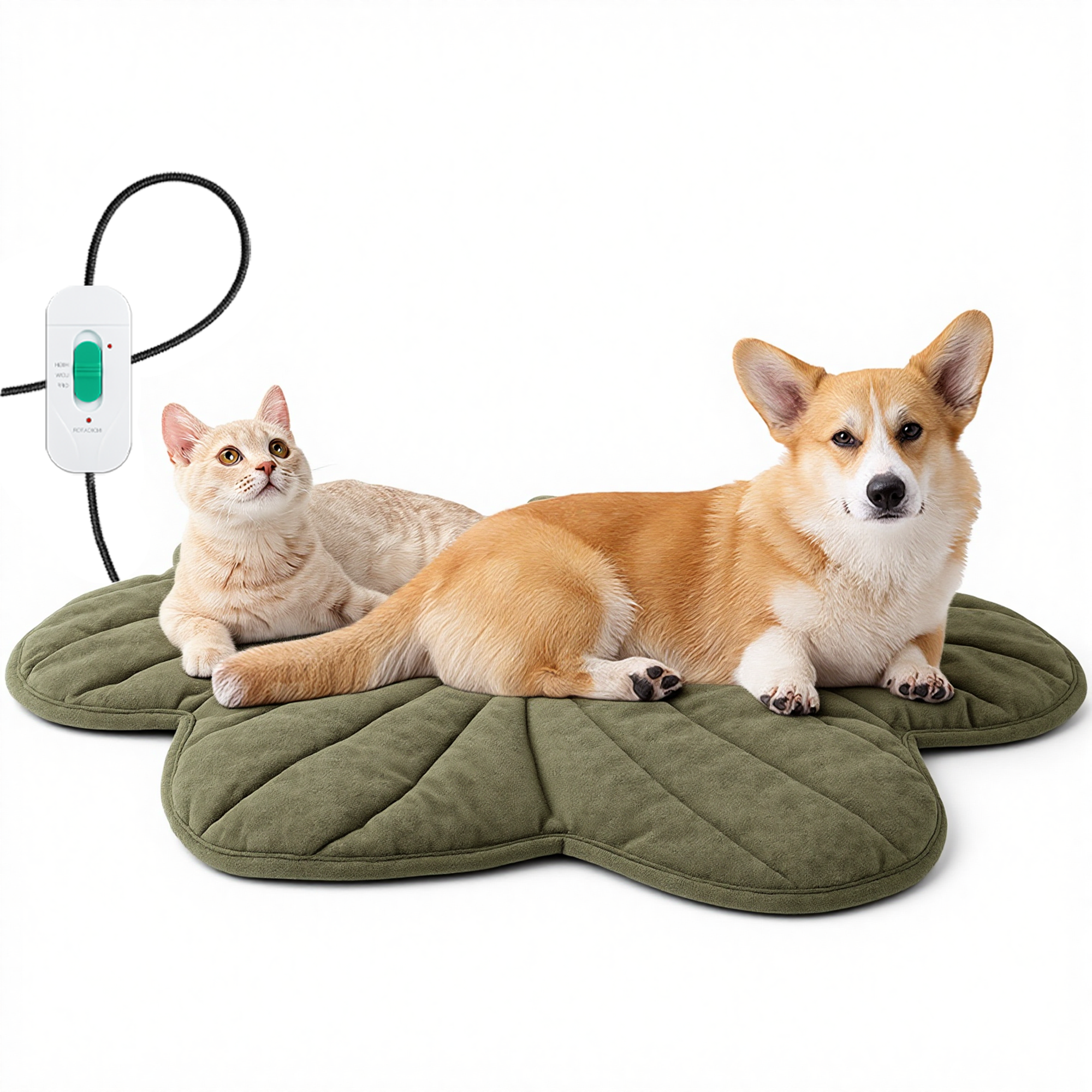Maple Leaf-Shaped Pet Heating Mat