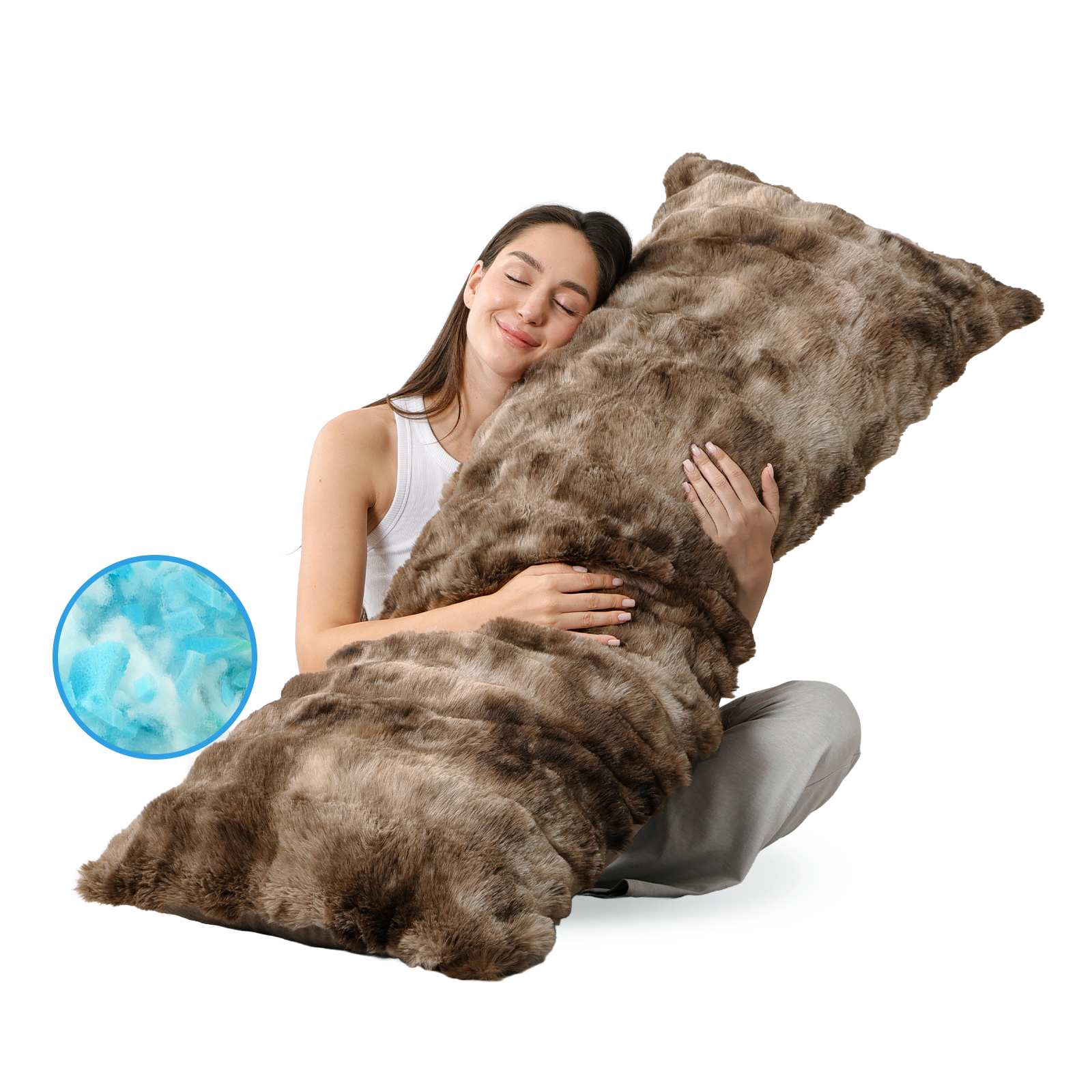 Bubble Plush Body Pillow