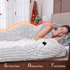 Pain-Relief Heated Weighted Blanket — Floor Mattress Warm Partner