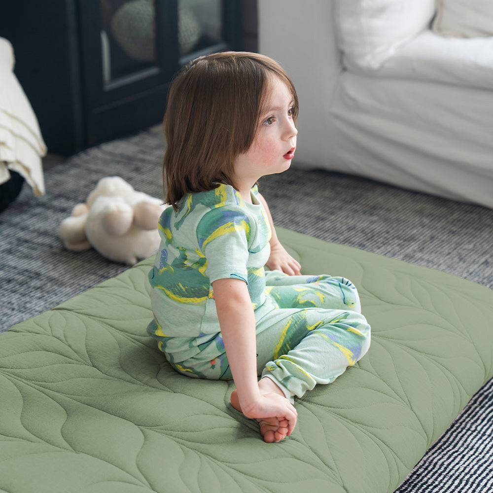 Thick 100% Soft Cotton Floor Mattress - Removable Cover