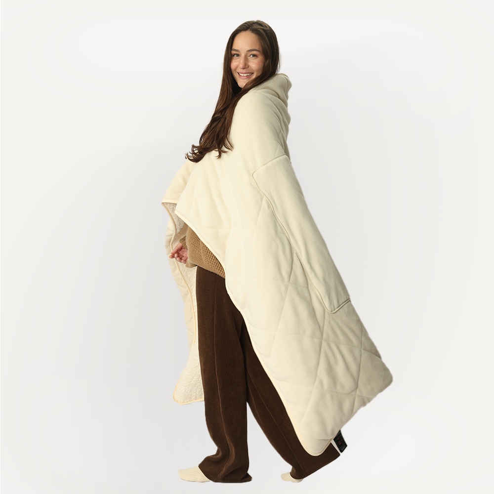3-in-1 Battery Powered Heated Blanket