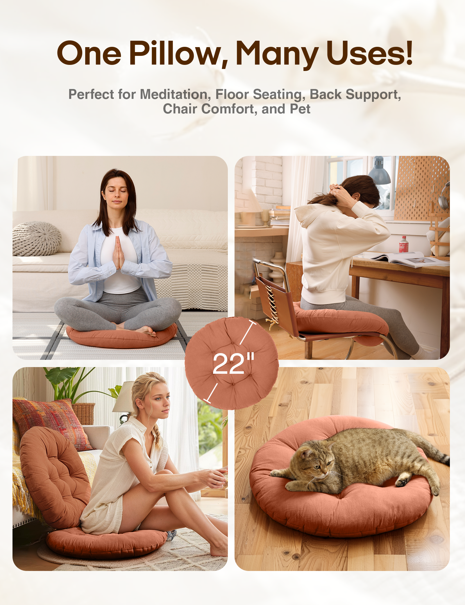 Sit & Relax Floor Pillow