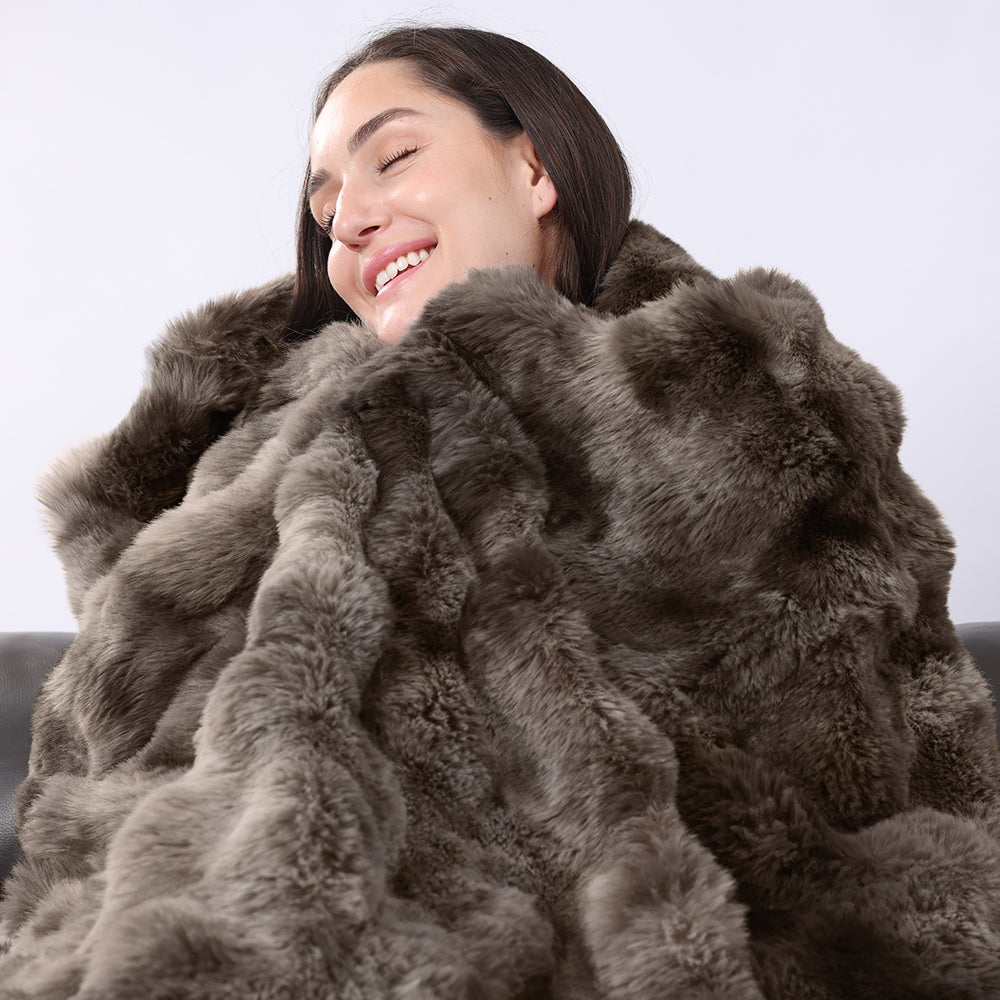 Fuzzy Calming Heated Weighted Blanket