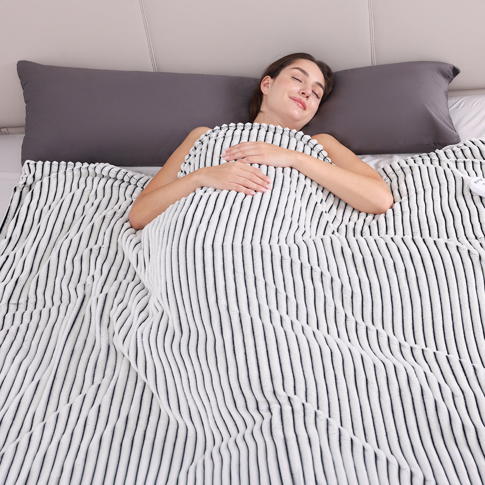 Pain-Relief Heated Weighted Blanket — Floor Mattress Warm Partner