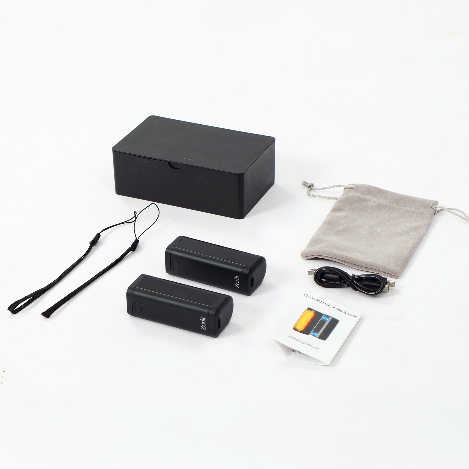 Split-Magnetic Hand Warmers Rechargeable 2 Pack