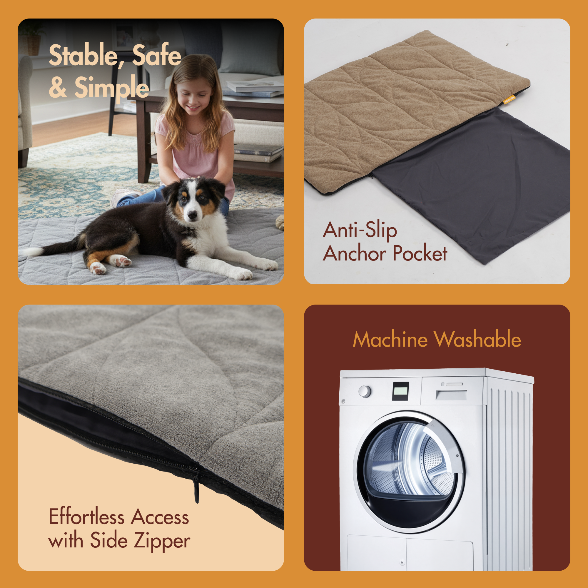 Square Electric Heated Pet Mat