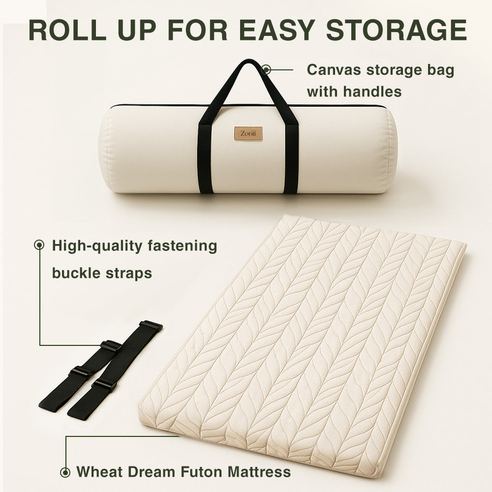 Wheat Dream Futon Mattress