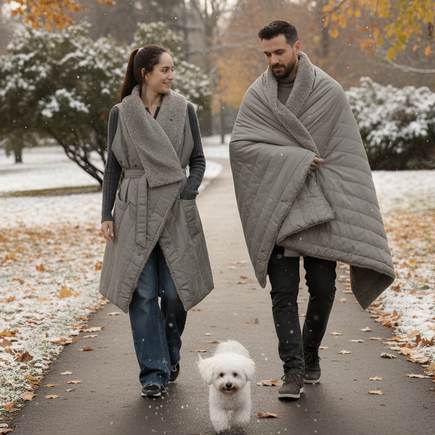 2-in-1 Cordless Wearable Heated Blanket （Waist Belt Edition）