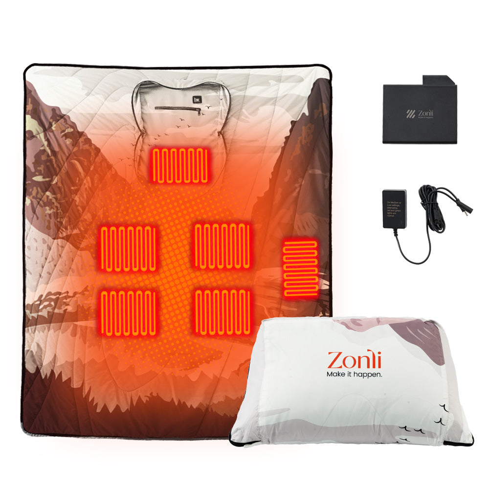 Casual Outdoor Battery Heated Blanket
